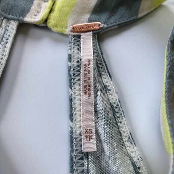 NWT Free People Mimi halter tunic size blue XS - Picture 9 of 12